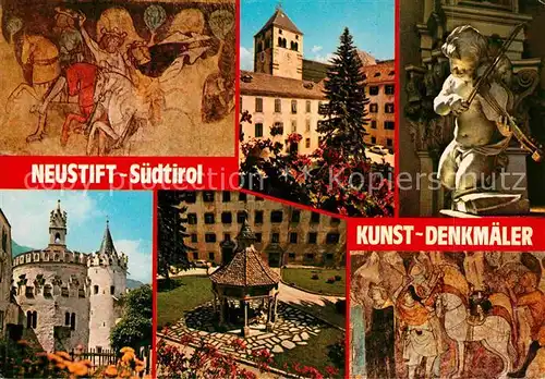AK / Ansichtskarte Neustift Brixen Suedtirol Augustiner Chorherrenstift mit Fresken Kapelle Hl Viktor Kat. Bressanone