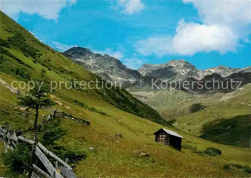 AK / Ansichtskarte Serfaus Tirol Komperdell Alpe mit Furgler Gebirgspanorama Kat. Serfaus