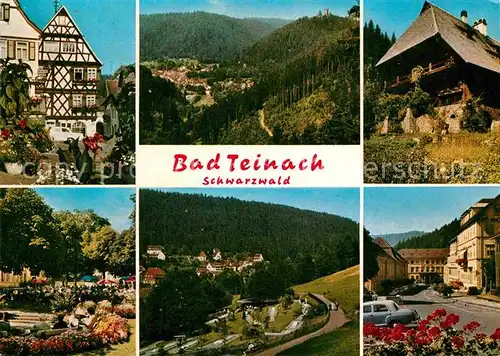 AK / Ansichtskarte Bad Teinach Zavelstein Teilansichten Kurort Landschaftspanorama Schwarzwald Kat. Bad Teinach Zavelstein