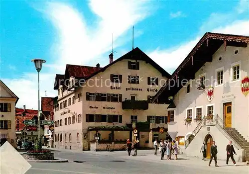 AK / Ansichtskarte Reutte Tirol Ortsmotiv mit Hotel Gemeindehaus Kat. Reutte