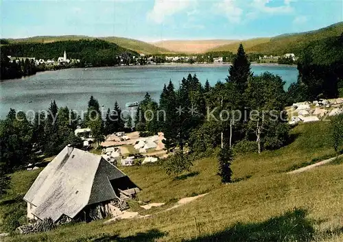 AK / Ansichtskarte Titisee Seehaeusle mit Campingplatz Schwarzwald Kat. Titisee Neustadt