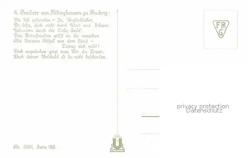 AK / Ansichtskarte Maerchen Sagen Wilhelm Tell Nr. 3901 Serie 158 Otto Peter  Kat. Maerchen und Sagen
