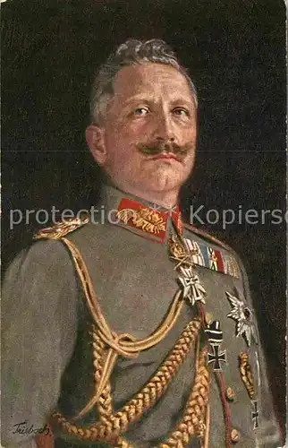 AK / Ansichtskarte Wilhelm II Gemaelde von Franz Triebsch Kat. Persoenlichkeiten