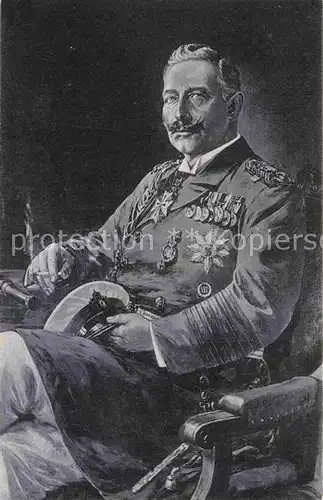 AK / Ansichtskarte Wilhelm II Kuenstlerkarte Prof. Willy Stoewer Wohlfahrtskarte  Kat. Persoenlichkeiten