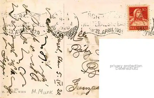 AK / Ansichtskarte Munk M. Wien Vienne Nr. 378 Klavier Querfloete  Kat. Kuenstlerkarte