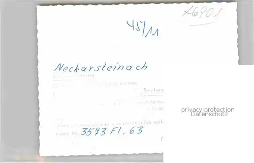 AK / Ansichtskarte Neckarsteinach Fliegeraufnahme Kat. Neckarsteinach