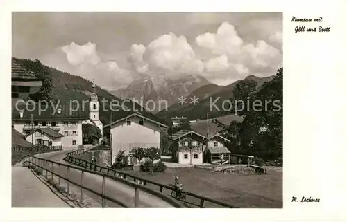 AK / Ansichtskarte Ramsau Berchtesgaden Goell und Beett Kirche Kat. Ramsau b.Berchtesgaden