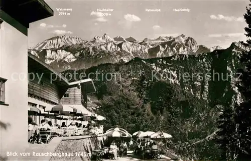 AK / Ansichtskarte Ruhpolding Blick vom Rauschberghaus Kat. Ruhpolding