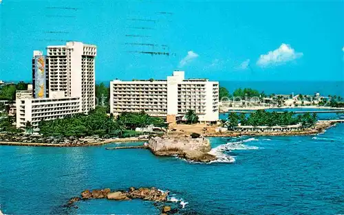 AK / Ansichtskarte San Juan Puerto Rico Panorama Caribe Hilton Hotel Kat. San Juan