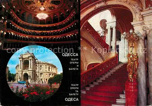 AK / Ansichtskarte Odessa Ukraine Theater 