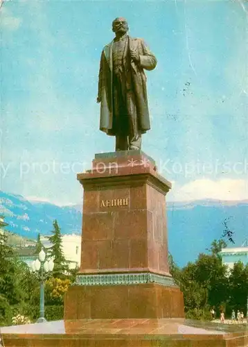 AK / Ansichtskarte Jalta Ukraine Lenin Denkmal 