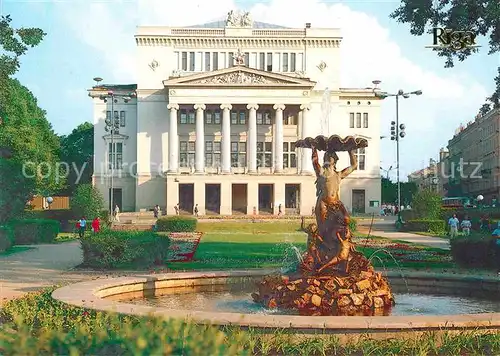 AK / Ansichtskarte Riga Lettland Latvian National Opera House  Kat. Riga