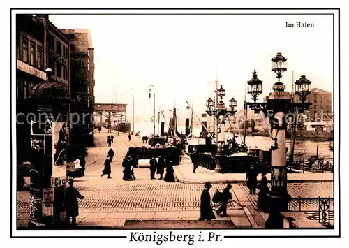 AK / Ansichtskarte Koenigsberg Ostpreussen Hafen Kat. Kaliningrad