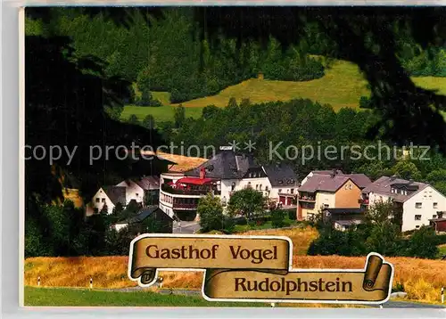 AK / Ansichtskarte Rudolphstein Hotel Pension Vogel  Kat. Berg