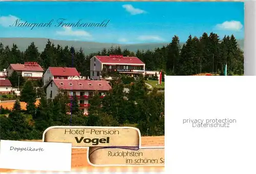 AK / Ansichtskarte Rudolphstein Hotel Pension Vogel  Kat. Berg