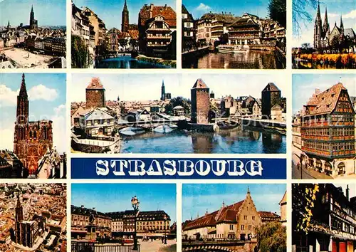 AK / Ansichtskarte Strasbourg Alsace Stadtansichten  Kat. Strasbourg