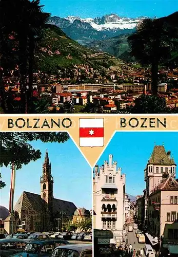 AK / Ansichtskarte Bozen Suedtirol Panorama Kirche Teilansicht  Kat. Bozen Suedtirol