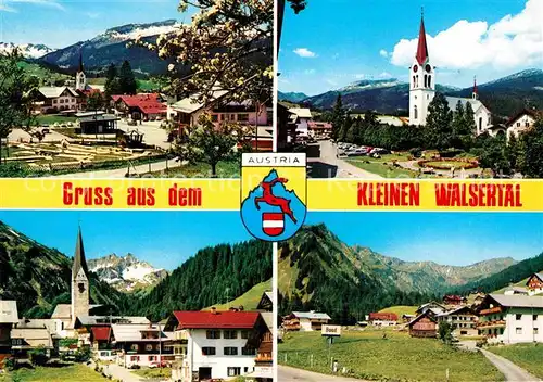AK / Ansichtskarte Riezlern Kleinwalsertal Vorarlberg Ortschaften im Kleinwalsertal Alpen Kat. Mittelberg