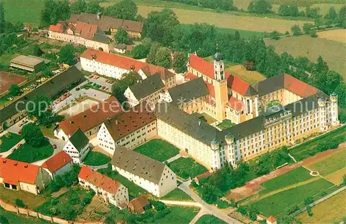 AK / Ansichtskarte Ochsenhausen Ehemalige Reichsabtei Benediktinerkloster Fliegeraufnahme Kat. Ochsenhausen