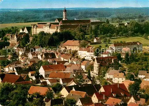 AK / Ansichtskarte Ochsenhausen Ehemalige Benediktinerabtei Rottumtal Fliegeraufnahme Kat. Ochsenhausen