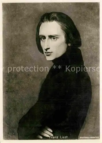 AK / Ansichtskarte Liszt Franz Komponist  Kat. Musik