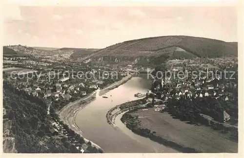 AK / Ansichtskarte Neckargemuend mit Kleingemuend und Dilsberg Kat. Neckargemuend