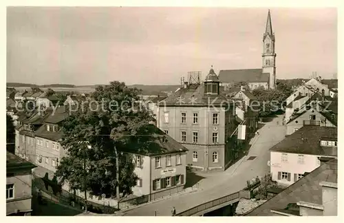 AK / Ansichtskarte Naila Teilansicht Kirche Kat. Naila