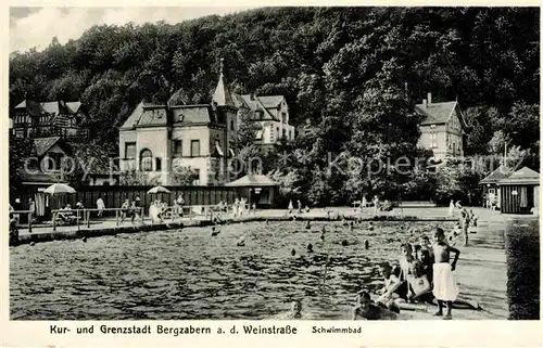 AK / Ansichtskarte Bergzabern Bad Schwimmbad Kat. Bad Bergzabern