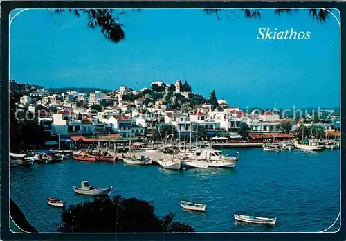 AK / Ansichtskarte Skiathos Hafen Kat. Insel Skiathos