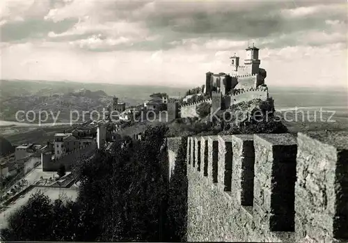 AK / Ansichtskarte San Marino Repubblica Burg