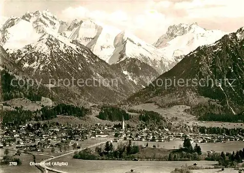 AK / Ansichtskarte Oberstdorf Panorama  Kat. Oberstdorf