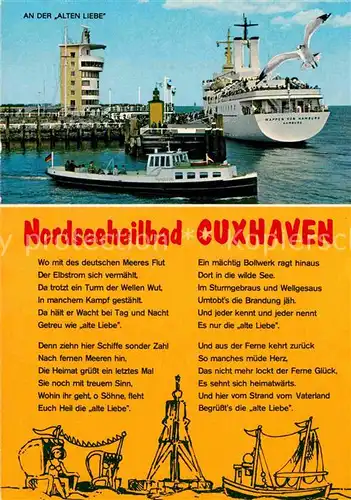 AK / Ansichtskarte Cuxhaven Nordseebad An der Alten Liebe Kat. Cuxhaven