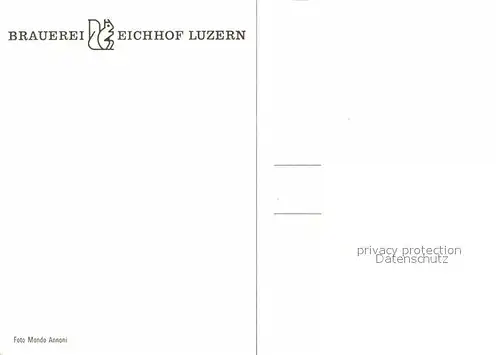 AK / Ansichtskarte Pferde Brauerei Pferdegespann Eichhof Luzern  Kat. Tiere