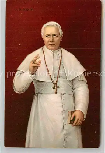 AK / Ansichtskarte Papst S.S. Pio X.  Kat. Religion