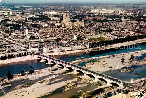 AK / Ansichtskarte Orleans Loiret Fliegeraufnahme Kathedrale Sainte Croix Kat. Orleans