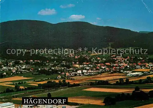 AK / Ansichtskarte Haegendorf Fliegeraufnahme Kat. Haegendorf