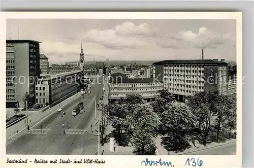 AK / Ansichtskarte Dortmund Neutor mit Stadt und VEW Haus Kat. Dortmund