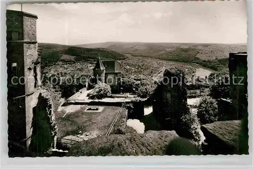 AK / Ansichtskarte Dilsberg Neckar Burgruine Panorama