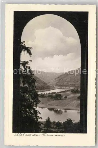 AK / Ansichtskarte Neckargemuend Kuemmelbacherhof Blick aus dem Turmzimmer Kat. Neckargemuend