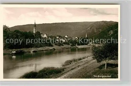 AK / Ansichtskarte Neckargemuend Neckarpartie Kat. Neckargemuend