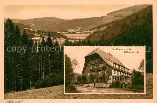 AK / Ansichtskarte Baerental Feldberg Gasthaus zum Adler Titiseeblick  Kat. Feldberg (Schwarzwald)