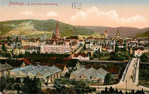 AK / Ansichtskarte Freiburg Breisgau Schlossberg  Kat. Freiburg im Breisgau