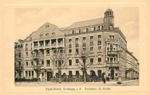 AK / Ansichtskarte Freiburg Breisgau Park Hotel Hecht  Kat. Freiburg im Breisgau