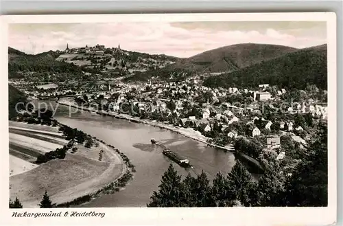 AK / Ansichtskarte Neckargemuend Panorama Neckarschleife Kat. Neckargemuend
