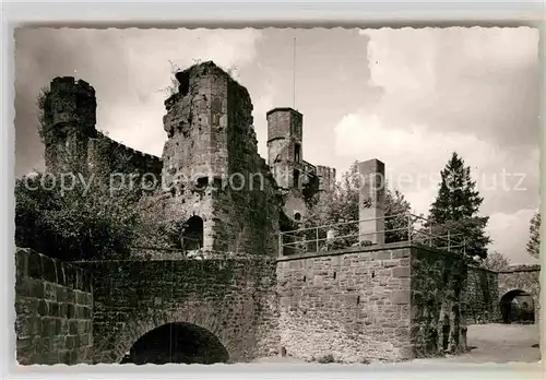 AK / Ansichtskarte Dilsberg Neckar Burgruine