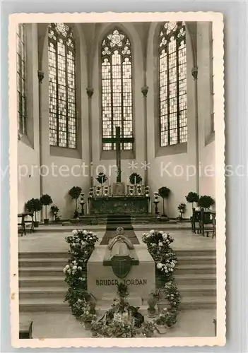 AK / Ansichtskarte Dortmund Franziskaner Kirche Chor mit Grabmal des Bruder Jordan Kat. Dortmund