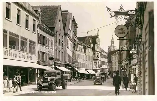 AK / Ansichtskarte Zweibruecken Hauptstrasse Hotel Adler Kat. Zweibruecken