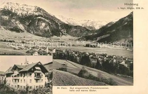 AK / Ansichtskarte Hindelang Gasthof Pension Panorama Kat. Bad Hindelang