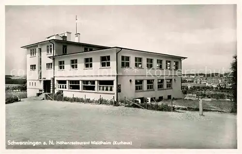 AK / Ansichtskarte Schwenningen Neckar Hoehenrestaurant Waldheim Kurhaus Kat. Villingen Schwenningen