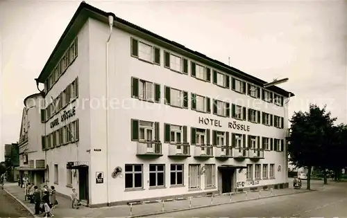 AK / Ansichtskarte Schwenningen Neckar Hotel Roessle Kat. Villingen Schwenningen